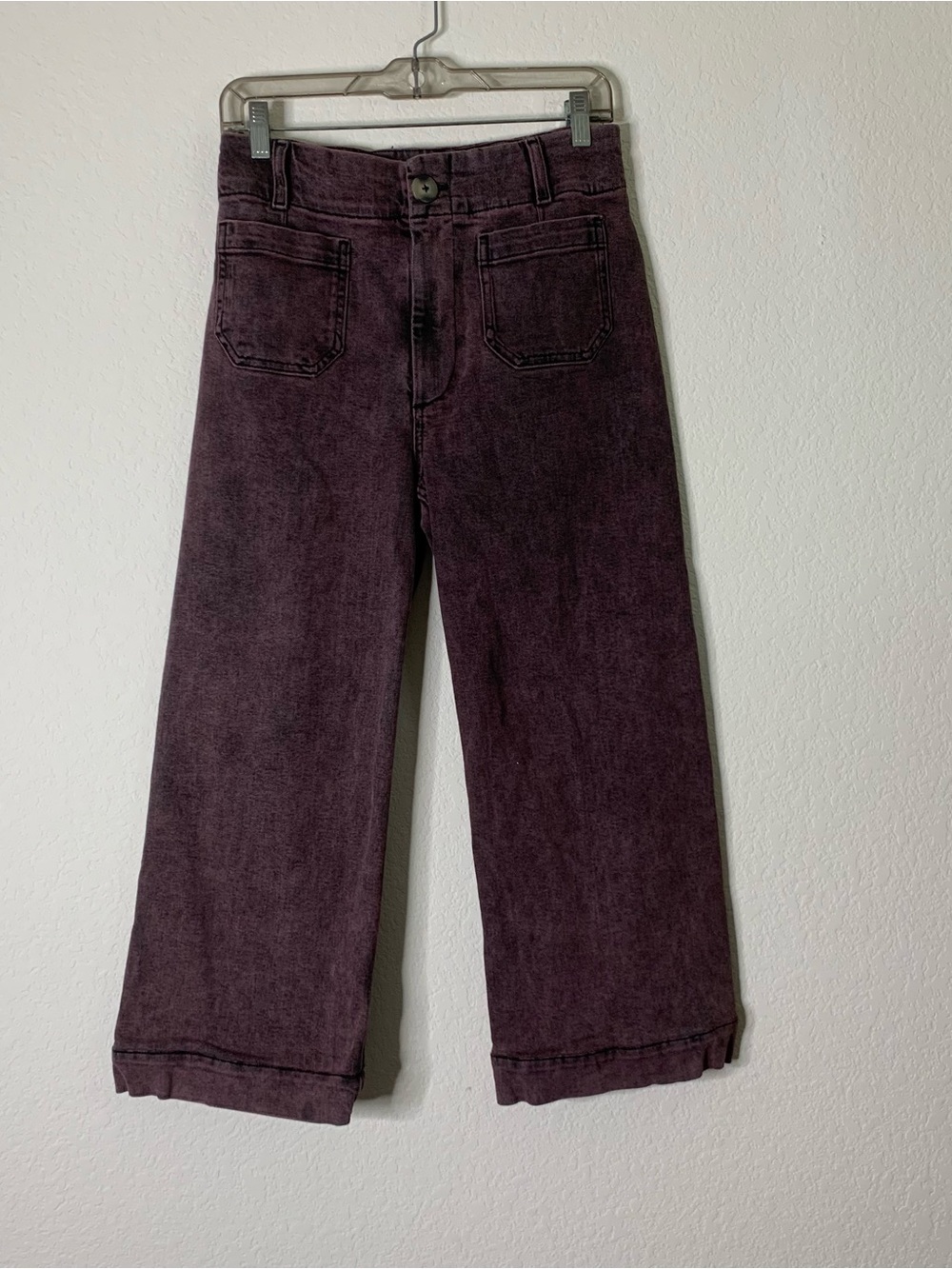 Anthroplogie Pilcro Skipper purple acid wash jeans 27